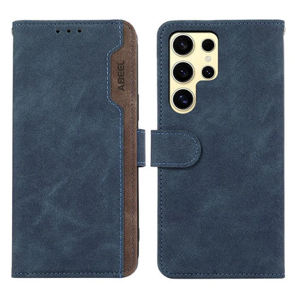 ABEEL For Samsung Galaxy S22 Ultra 5G Magnetic Phone Case Stand RFID Blocking Cover
