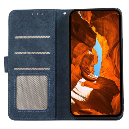 ABEEL For Samsung Galaxy Xcover7 Case Splicing Color Leather Cover RFID Blocking Wallet