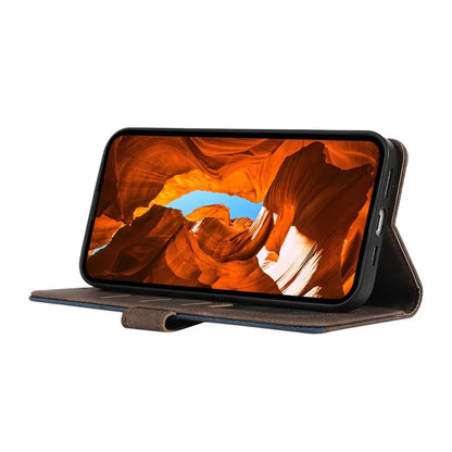 ABEEL For Samsung Galaxy Xcover7 Case Splicing Color Leather Cover RFID Blocking Wallet