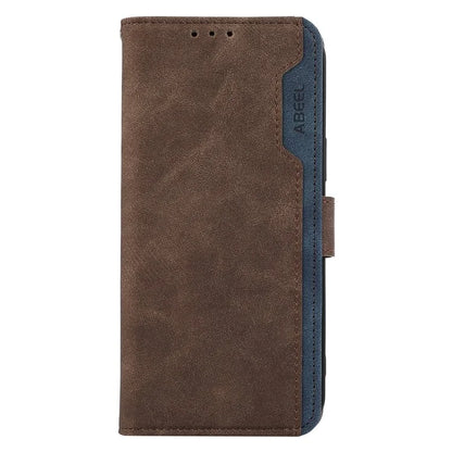 ABEEL For Samsung Galaxy Xcover7 Case Splicing Color Leather Cover RFID Blocking Wallet