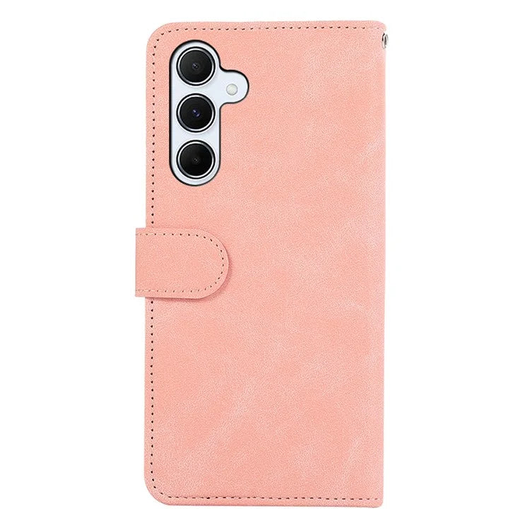ABEEL For Samsung Galaxy A25 5G (Global) (161.0 x 76.5 x 8.3mm) Case Leather Stand RFID Blocking Phone Cover