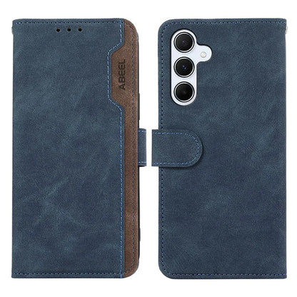 ABEEL For Samsung Galaxy A25 5G (Global) (161.0 x 76.5 x 8.3mm) Case Leather Stand RFID Blocking Phone Cover