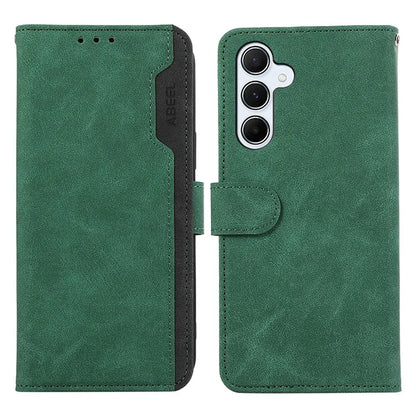 ABEEL For Samsung Galaxy A25 5G (Global) (161.0 x 76.5 x 8.3mm) Case Leather Stand RFID Blocking Phone Cover