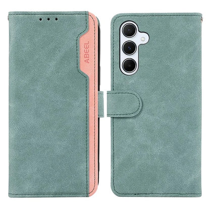 ABEEL For Samsung Galaxy A25 5G (Global) (161.0 x 76.5 x 8.3mm) Case Leather Stand RFID Blocking Phone Cover