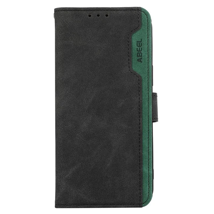 ABEEL For Samsung Galaxy S22+ 5G Leather Case RFID Blocking Wallet Phone Stand Cover