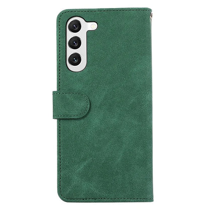 ABEEL For Samsung Galaxy S22+ 5G Leather Case RFID Blocking Wallet Phone Stand Cover