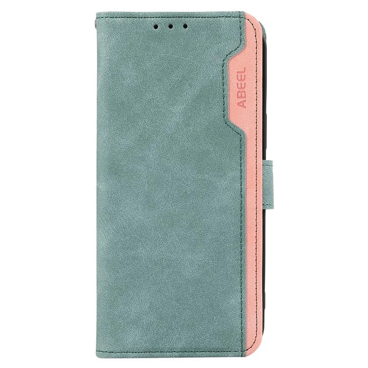 ABEEL For Samsung Galaxy S22+ 5G Leather Case RFID Blocking Wallet Phone Stand Cover