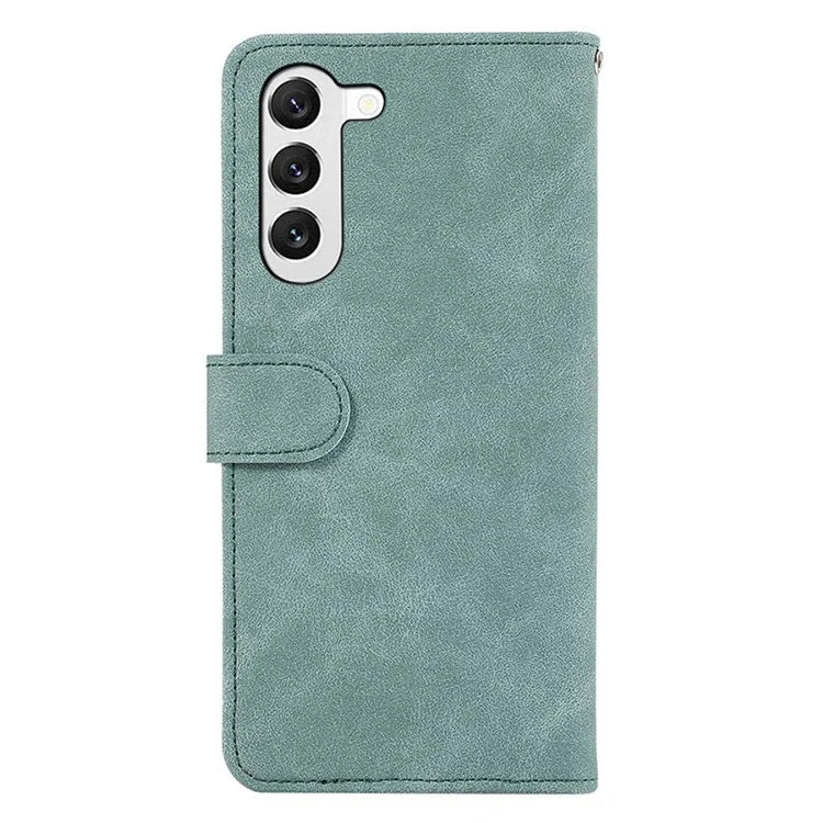 ABEEL For Samsung Galaxy S22+ 5G Leather Case RFID Blocking Wallet Phone Stand Cover