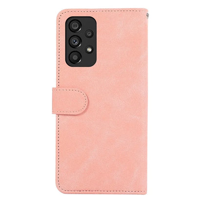 ABEEL For Samsung Galaxy A53 5G Leather Case Color Matching RFID Blocking Wallet Phone Cover
