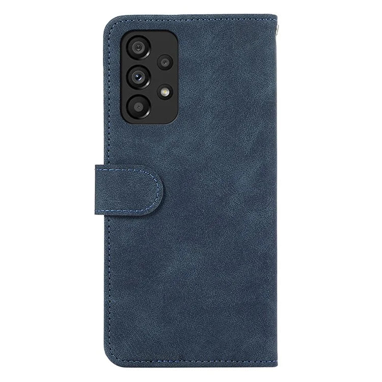 ABEEL For Samsung Galaxy A53 5G Leather Case Color Matching RFID Blocking Wallet Phone Cover
