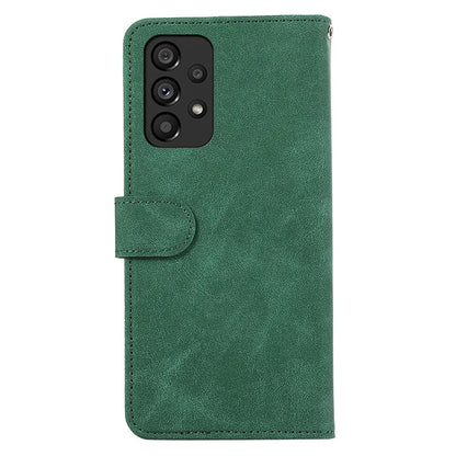 ABEEL For Samsung Galaxy A53 5G Leather Case Color Matching RFID Blocking Wallet Phone Cover