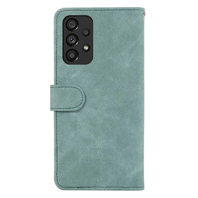 ABEEL For Samsung Galaxy A53 5G Leather Case Color Matching RFID Blocking Wallet Phone Cover