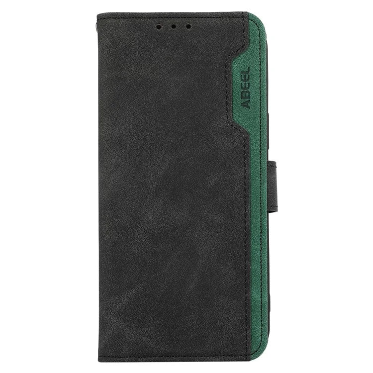 ABEEL For Samsung Galaxy A32 4G (EU Version) Wallet Phone Case PU Leather RFID Blocking Shockproof Phone Cover