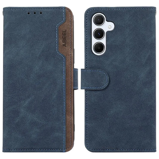 ABEEL For Samsung Galaxy A55 5G Case RFID Blocking Wallet PU Leather Stand Cover