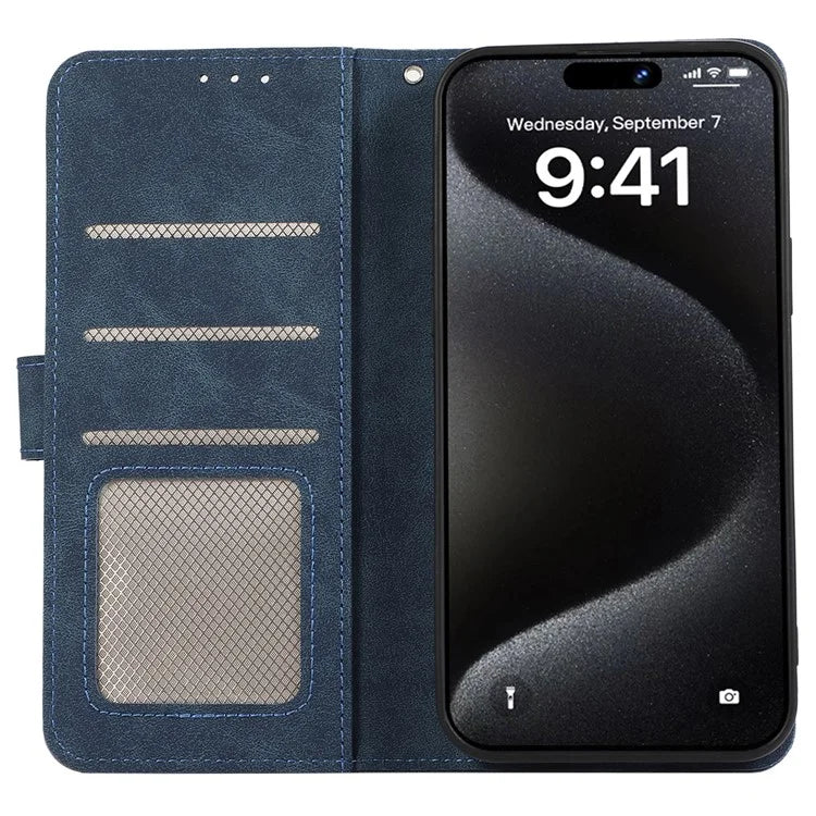 ABEEL For iPhone 15 Pro Cell Phone Cases RFID Blocking Wallet Shell