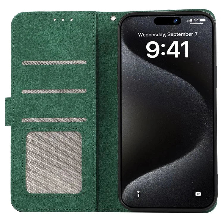 ABEEL For iPhone 15 Pro Cell Phone Cases RFID Blocking Wallet Shell