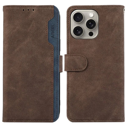 ABEEL For iPhone 15 Pro Cell Phone Cases RFID Blocking Wallet Shell