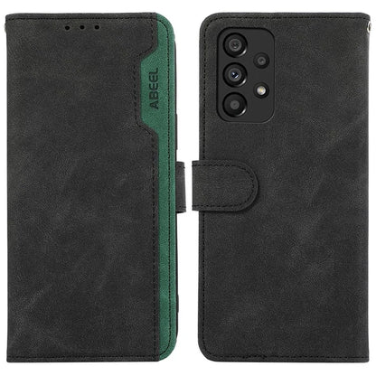 ABEEL PU Leather Cover for Samsung Galaxy A23 4G / A23 5G (Global Version) Anti-scratch Phone Case RFID Blocking Wallet