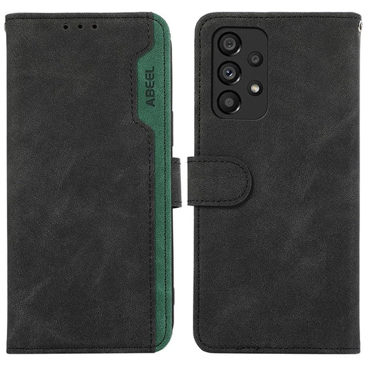 ABEEL PU Leather Cover for Samsung Galaxy A23 4G / A23 5G (Global Version) Anti-scratch Phone Case RFID Blocking Wallet