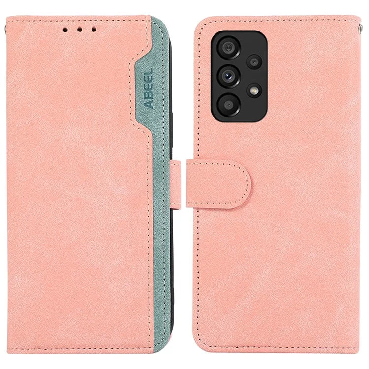 ABEEL PU Leather Cover for Samsung Galaxy A23 4G / A23 5G (Global Version) Anti-scratch Phone Case RFID Blocking Wallet