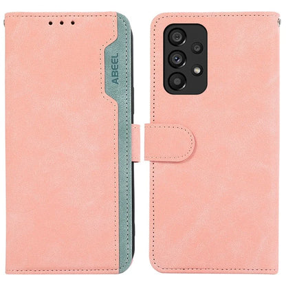 ABEEL PU Leather Cover for Samsung Galaxy A23 4G / A23 5G (Global Version) Anti-scratch Phone Case RFID Blocking Wallet