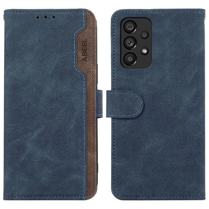 ABEEL PU Leather Cover for Samsung Galaxy A23 4G / A23 5G (Global Version) Anti-scratch Phone Case RFID Blocking Wallet