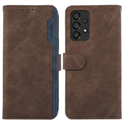 ABEEL PU Leather Cover for Samsung Galaxy A23 4G / A23 5G (Global Version) Anti-scratch Phone Case RFID Blocking Wallet