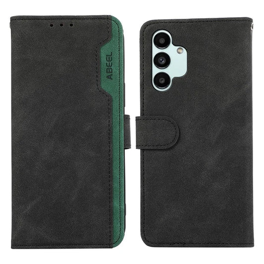ABEEL PU Leather Case For Samsung Galaxy A04s 4G (164.7 x 76.7 x 9.1 mm) / A13 5G RFID Blocking Stand
