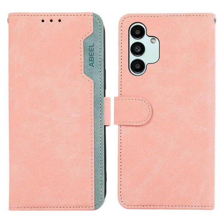 ABEEL PU Leather Case For Samsung Galaxy A04s 4G (164.7 x 76.7 x 9.1 mm) / A13 5G RFID Blocking Stand