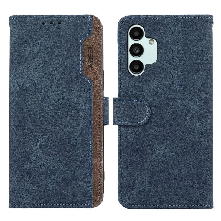 ABEEL PU Leather Case For Samsung Galaxy A04s 4G (164.7 x 76.7 x 9.1 mm) / A13 5G RFID Blocking Stand