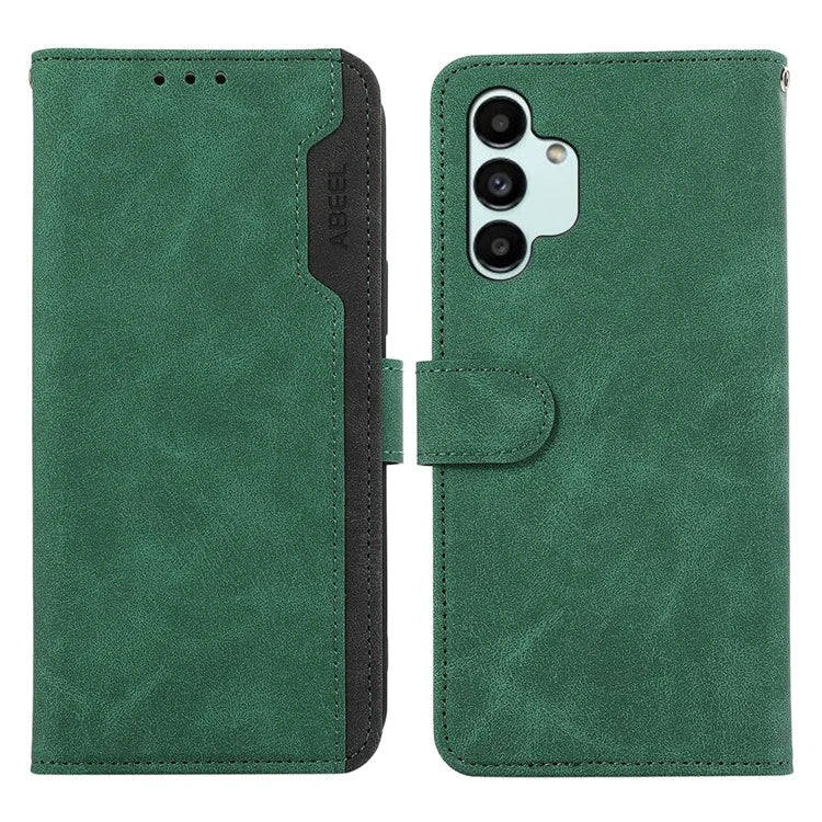 ABEEL PU Leather Case For Samsung Galaxy A04s 4G (164.7 x 76.7 x 9.1 mm) / A13 5G RFID Blocking Stand