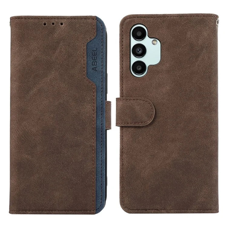 ABEEL PU Leather Case For Samsung Galaxy A04s 4G (164.7 x 76.7 x 9.1 mm) / A13 5G RFID Blocking Stand