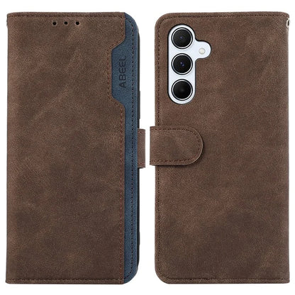 ABEEL For Samsung Galaxy A24 4G (162.1 x 77.6 x 8.3mm) Anti-scratch Phone Case PU Leather RFID Blocking Wallet Cover