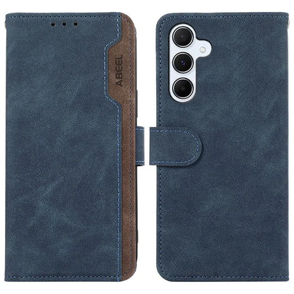 ABEEL For Samsung Galaxy A24 4G (162.1 x 77.6 x 8.3mm) Anti-scratch Phone Case PU Leather RFID Blocking Wallet Cover