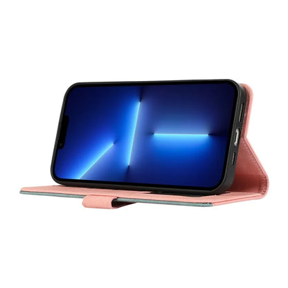 ABEEL For iPhone 13 Pro Max Case with RFID Blocking Leather Wallet Flip Folio Stand Phone Cover