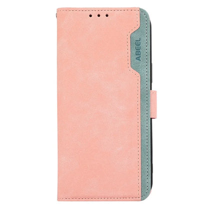 ABEEL For iPhone 13 Pro Max Case with RFID Blocking Leather Wallet Flip Folio Stand Phone Cover