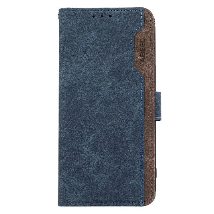 ABEEL For iPhone 13 Pro Max Case with RFID Blocking Leather Wallet Flip Folio Stand Phone Cover