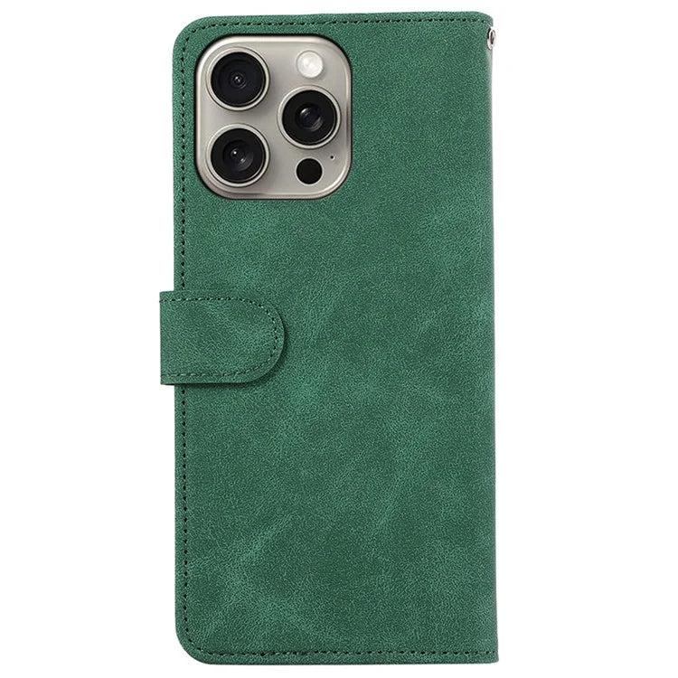 ABEEL For iPhone 13 Pro Max Case with RFID Blocking Leather Wallet Flip Folio Stand Phone Cover