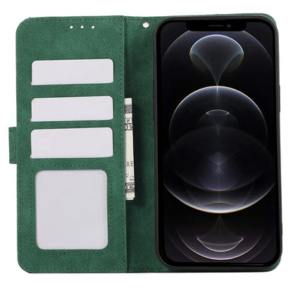 ABEEL For iPhone 12 / 12 Pro Case Color Matching RFID Blocking Leather Phone Cover with Wallet