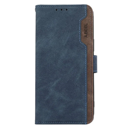 ABEEL For iPhone 14 Wallet Phone Case Color Matching RFID Blocking Leather Flip Cover