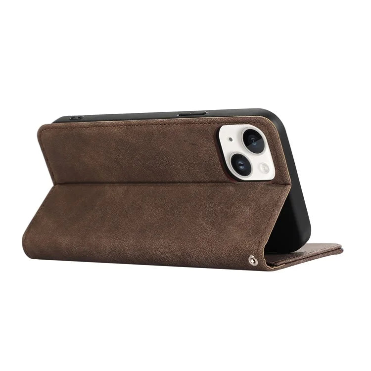 ABEEL For iPhone 15 Plus Phone Cover Color Matching RFID Blocking Card Slots Case