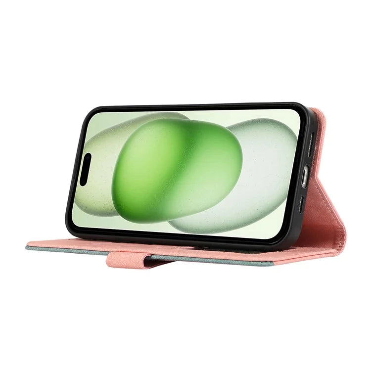 ABEEL For iPhone 15 Plus Phone Cover Color Matching RFID Blocking Card Slots Case