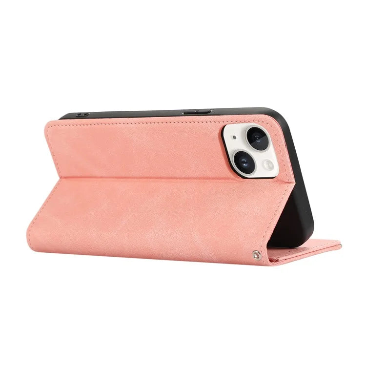 ABEEL For iPhone 15 Plus Phone Cover Color Matching RFID Blocking Card Slots Case
