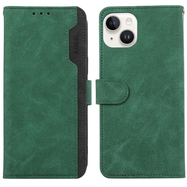 ABEEL For iPhone 15 Plus Phone Cover Color Matching RFID Blocking Card Slots Case