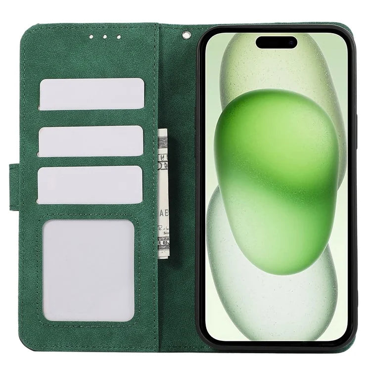ABEEL For iPhone 15 Plus Phone Cover Color Matching RFID Blocking Card Slots Case