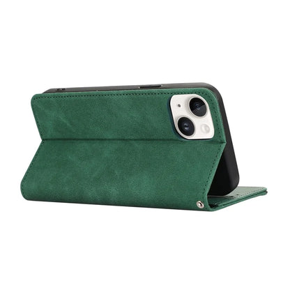 ABEEL For iPhone 15 Plus Phone Cover Color Matching RFID Blocking Card Slots Case