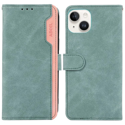 ABEEL For iPhone 15 Plus Phone Cover Color Matching RFID Blocking Card Slots Case
