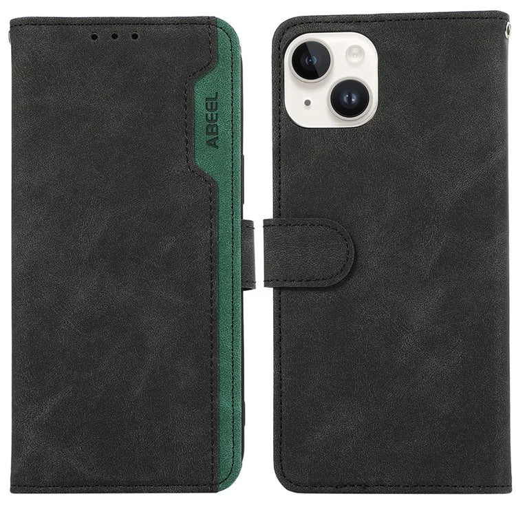 ABEEL For iPhone 15 Plus Phone Cover Color Matching RFID Blocking Card Slots Case