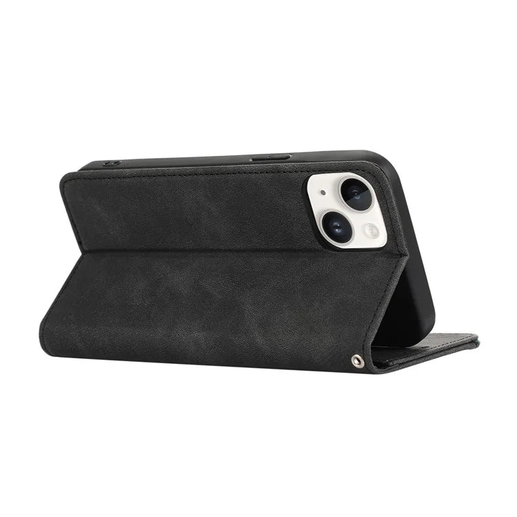 ABEEL For iPhone 15 Plus Phone Cover Color Matching RFID Blocking Card Slots Case