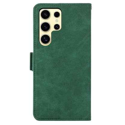 ABEEL For Samsung Galaxy S24 Ultra Case Magnetic Clasp RFID Blocking Leather Phone Cover